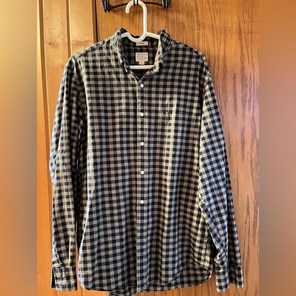J. Crew Organic Cotton Button Up